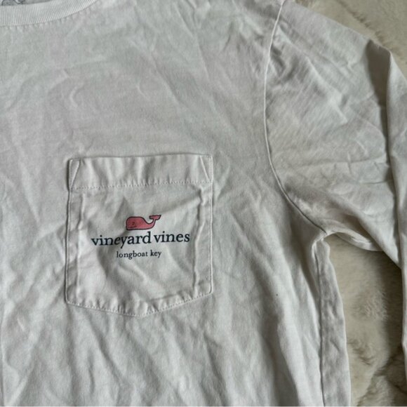 Vineyard Vines | I “Whale” Longboat Key Long Sleeve Tee | Size Extra Small - Picture 3 of 8